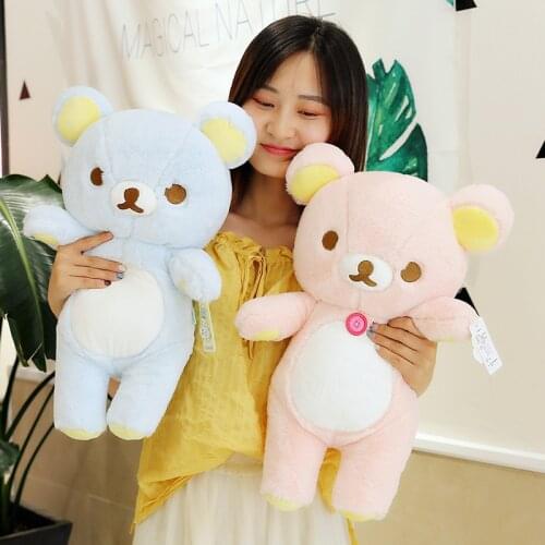 30cm 50cm Rilakkuma Plush Toy Cute Animals Soft Bear Sofa Pillow Room Decorations Birthday Present For Children Gifts