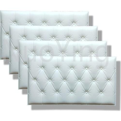 3d Stereo Bedside Stickers Decorative Foam Wallpaper Anti-collision Imitation Soft Wall Stickers Self-adhesive Wall Stickers