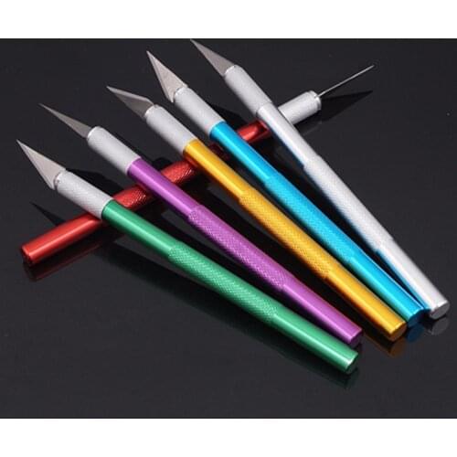 6Pcs/Set Crafts Cutting Knife Leather Carving Knife DIY Mold Carving Hobby Chisel Model Craft Artwork Cutting Carving Knife