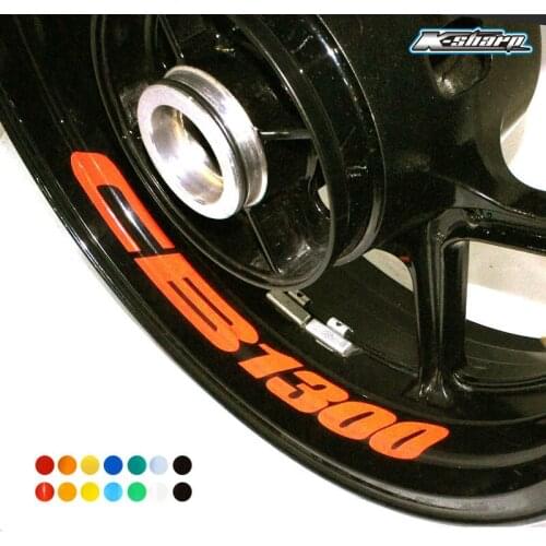 8 X CUSTOM INNER RIM DECALS WHEEL Reflective STICKERS STRIPES FIT HONDA CB 1300