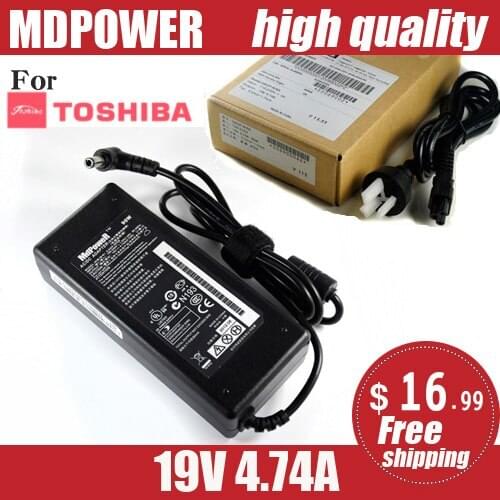 FOR TOSHIBA Satellite M363 M501 M645 M800 A30 A60 A100 A200 A600 A660 laptop power supply AC adapter charger cord 19V 4.74A