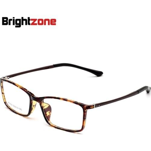 Brightzone 2017 New Fashion Eyeglasses Frames Unisex Steel Glasses Frame men Flat Glasses Framework Clear Lens Glasses