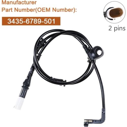 Front or Rear Brake Pads Wear Sensor For BMW E70,E71 E72,X5,X6 34356772008 34356789501