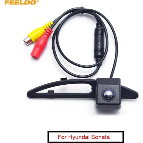 FEELDO 1Set Car Rearview Reverse Camera for Hyundai Sonata NFC in License Plate Lamp Parking Camera #AM5075