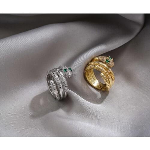 HECHENG,Snake Ring,Long Snake Bohemia Gift For Women ,2021 Spring Brand New Finger Rings