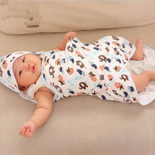 Cotton Newborns Baby Bedding Blanket Infant Swaddle Bebe Envelope Summer Baby Blanket Swaddling Baby Care Belly Summer Pajamas