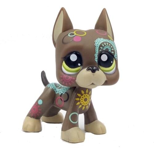 LPS Pet Shop Toys Dolls lovely Great Dane Dog Collection Stand Action Figures High Quality littlest Model Toys Gifts Cosplay Toy
