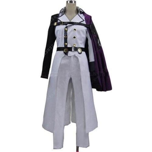 2016 Seraph of the end Crowley Eusford uniform cosplay costume Full Set