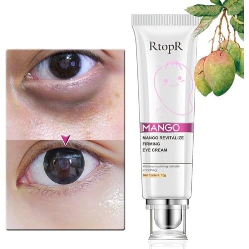 Mango Peptide Wrinkle Eye Serum Anti-Puffiness Dark Circle Anti-Aging Moisturizing Beauty Face Lift Firming Eye Cream