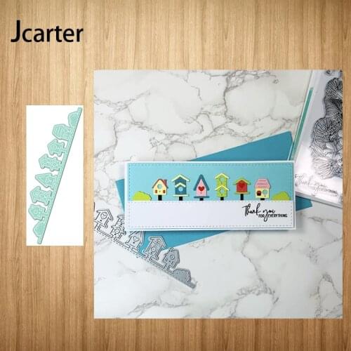 New Arrival Metal Cutting Dies House Tree Heart Strip Craft Handmade Knife Mould Blade Punch Stencils Dies Cut Scrapbook Model