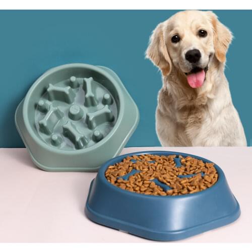 Eat Slow Dog Bowl Slow Feeder Dog Supplies Accessories Cat Dog Slow Feeder Dog Bowl for Pets Food Feeder Dog Food Bowl