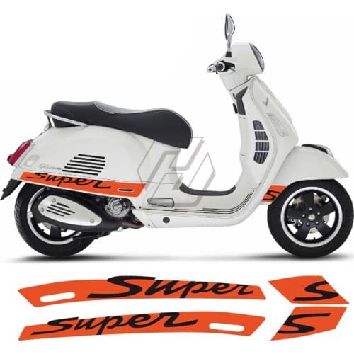 Motorcycle Decal Case for Vespa GTS 300 GTS300 Sport Super Sticker