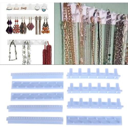 Hanging Jewelry Hooks Display Organizer Viscose Jewelry Hook Jewelry Storage Hook Earring Necklace 9-piece