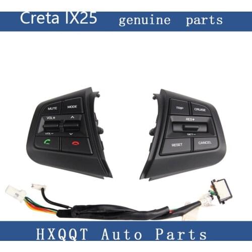 For HYUNDAI creta ix25 1.6L 2015-2018 Buttons Bluetooth Phone Cruise Control Volume channel Remote Steering Wheel Control