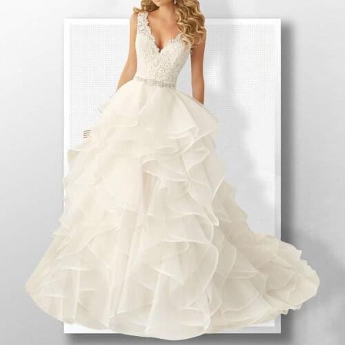 RONGNIUNIU V-neck Wedding Dresses