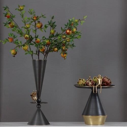 Luxury Tray Ornaments With Abstract Figures Bronze Figurines For Living Room Soft Decor Home Accessories Table Furnishings