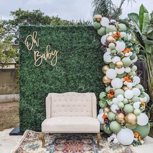 DIY GLOBAL Happy Birthday Decoration Balloons Garland Arch Kit Metallic Gold Balloon Baby Shower Weddings Party Decor Supplies