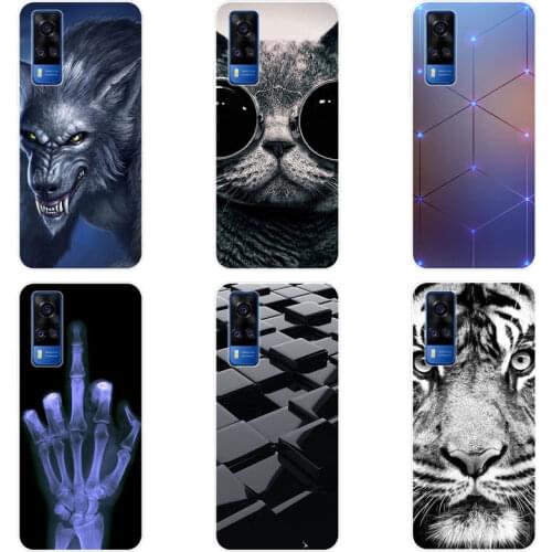 For VIVO Y31 2021 Case Soft Painted For VIVO Y312021 Y 31 TPU Silicone Casing Back Cover