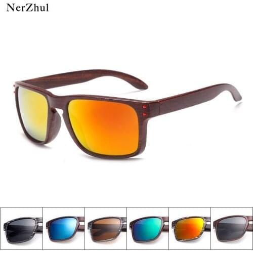 New Unisex Retro Black Oval Sunglasses Women Man Brown Red Sun Glasses Female Male Sports Driving Mirror Glasses Wholesale