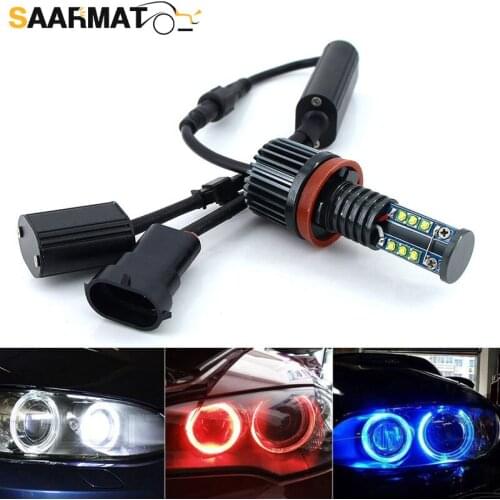 2xCanbus120W Angel Eyes LED Marker bulb Fog light For BMW E60 E61 E63 E64 E70 X5 E71 X6 E82 E87 E89 Z4 E90 E91 E92 E93 XBD Chips
