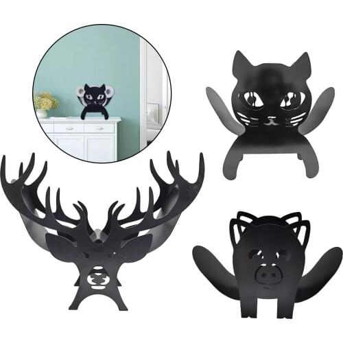 Iron Craft Toilet Roll Paper Holder Rack Countertop Paper Tissue Shelf Organizer Holds 7 Rolls