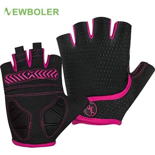 Women Cycling Gloves Half Finger Summer Glove MTB Road Bicycle Gloves Gel Pad Anti-Slip Breathable Motorcycle Bike Gloves Women