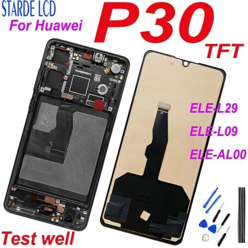 6.1’’ TFT For Huawei P30 LCD Display Touch Screen Digitizer Assembly Replacement for Huawei P30 ELE-L29 ELE-L09 ELE-AL00 LCD