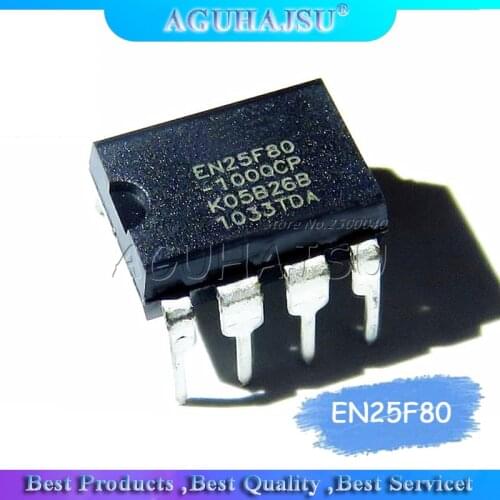 10pcs/lot EN25F80-100QCP EN25F80 DIP-8 Memory chip