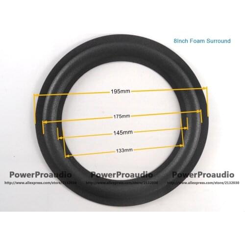 100PCS 8 inch foam speaker surround repair part --for Woofer / Bass