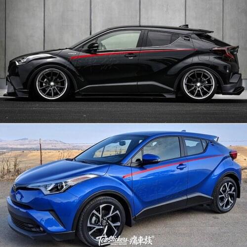 Car stickers FOR Toyota CH-R IZOA 2016-2020 body appearance turned personalized custom fashion decals