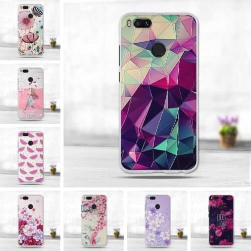 For Xiaomi Mi 5X Mi A1 Case 3D Flower Soft Silicone TPU Back Cover Ultra Thin Fundas Painting For Xiaomi Mi 5X Mi A1 Phone Cases