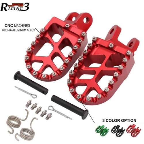CNC Motorbike Foot Pegs Motorcycle Footpeg For HONDA CR80 XR250 XR400 XR600R XR650L XR650R CR 85 XR 250 450 600R 1989-2020
