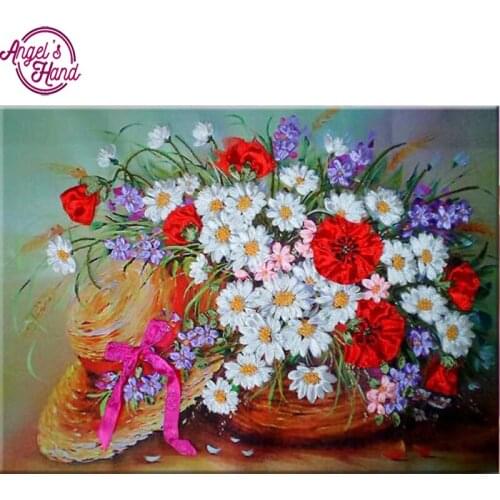 Oil Painting by Numbers Flowers 5d Diamond Embroidery chrysanthemum Wall Decor Cross Stitch Modern Handwork Christmas gift