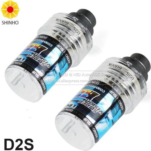 6000K 8000K 10000K 12000K D2 D2S Xenon HID Bulbs Metal Base 12V 35W Head Lamp Direct Replacement For Car Headlights
