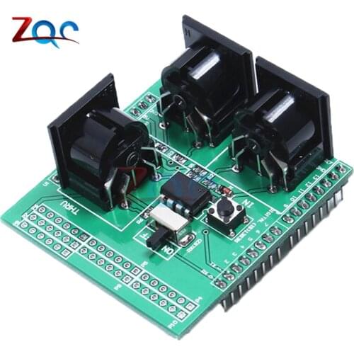 MIDI Shield Musical Breakout Board Instrument Digital Interface Adapter Plate For Compatible Arduino Adapter Board Module