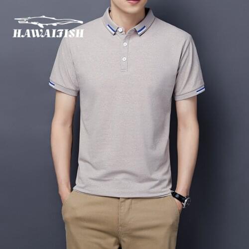 Slim Solid color Polo Shirt Breathable Short Sleeve Men Fashion Business Casual Large Size Polo Shirt Men Short Sleeve Tops