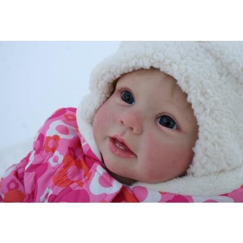 Reborn Doll Kit Bonnie Unpainted Model Reborn DIY handmade non-color Non-Finished Full Limb Full mold Kit Hight Art