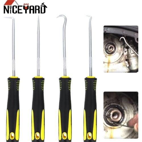 NICEYARD DIYWORK Hand Tool Set 4 piece/set Car Oil Seal Hook Car Hook O-Ring Seal Remover Pick Set