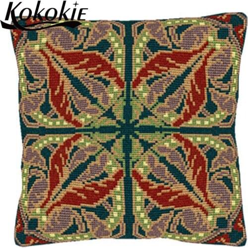 Handmade knitting needles kit for pillow embroider Needlework kits cross stitch cushion cover kits embroidered mats pillow kit