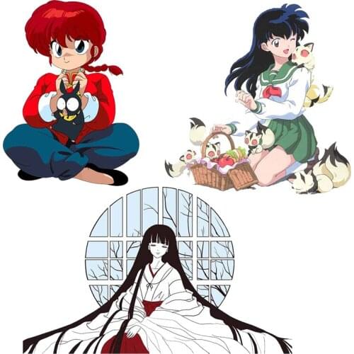 Inuyasha Decal Refrigerator Surfboard Car Stickers Windshield Scratch-Proof Laptop,Skateboard,Luggage,Wall Decoration