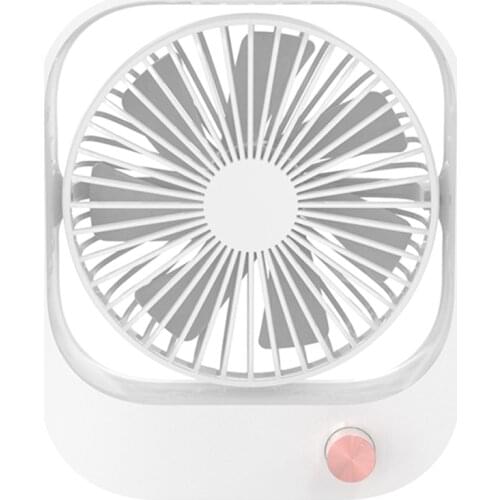 Desktop Fan, USB Portable Mini Head-Shaking Mute Low-Noise for Office and Dormitory