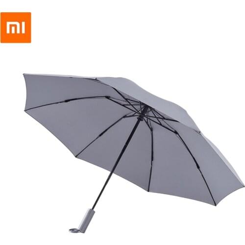 Xiaomi Smart New Product Automatic Umbrella Beach Sunshade Rainproof Windproof Reverse Folding Umbrella Equipped with Lights