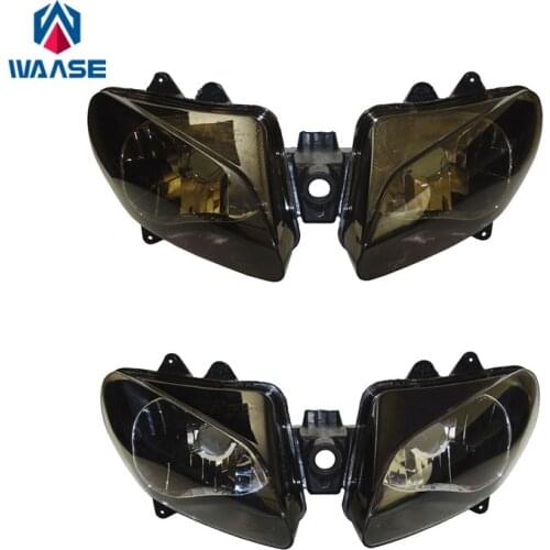 Waase Motorcycle Front Headlight Headlamp Head Light Lamp Assembly For Yamaha YZF R1 2000 2001