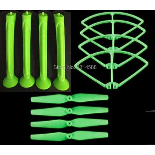 SYMA X8 X8C X8G X8W quadrocopter remote control aircraft accessories luminous green blade protection ring gear accessories