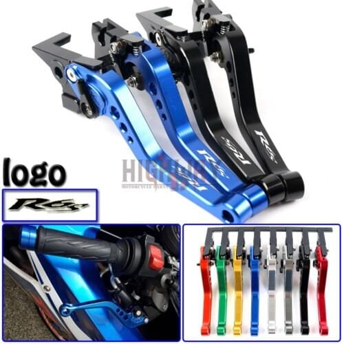Motorcycle Brake Handle Bar Lever CNC Aluminum Short Adjustable Brake Clutch levers For Yamaha R6S EUROPE VERSION 2006-2007