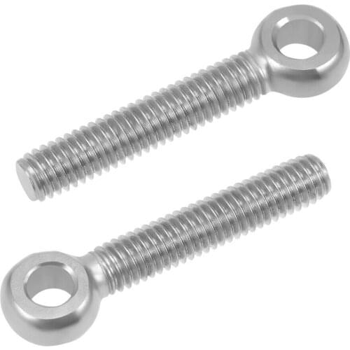 M6 x 35mm 304 Stainless Steel Machinery Shoulder Lifting Eye Bolt 4pcs