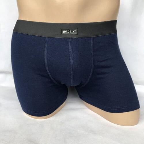 3pcs/Lot Soft breathable Modal Men Underwear U convex corner mens pants Solid color Boxers Shorts