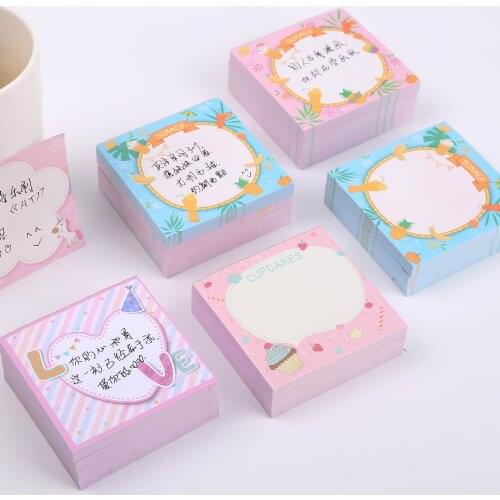 Yisuremia 80/100 Sheets Kawaii Memo Pads Note Paper To Do List Daily Planner Notepad Paperlaria School Office Stationery