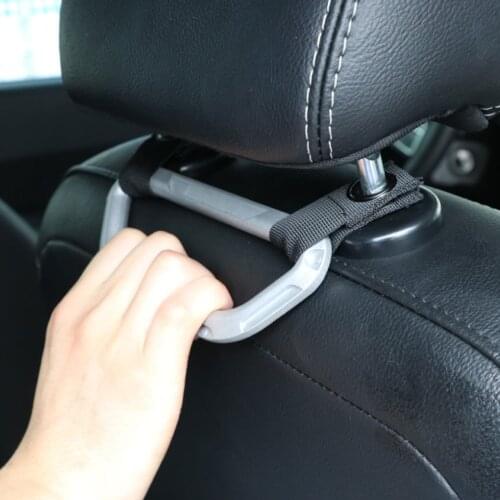 Headrest Grab Car Rear Headrest Aluminum Alloy Handle Automotive Accessory Replacement For Wrangler JK