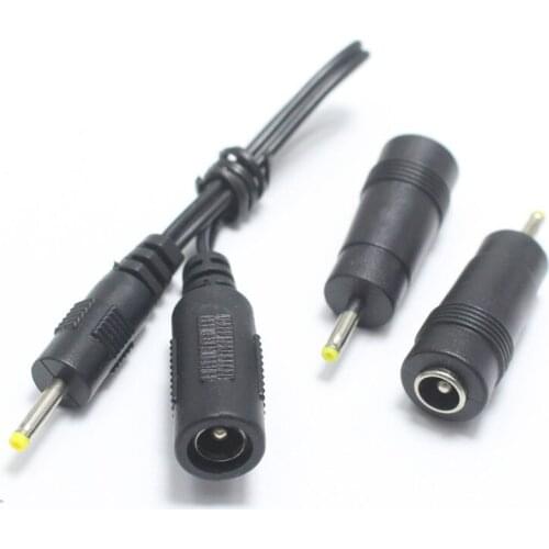 1pcs 5.5*2.1mm female jack to 2.5*0.7mm male Plug DC Power Connector Adapter Laptop 90 / 180 Degrees / with Cable